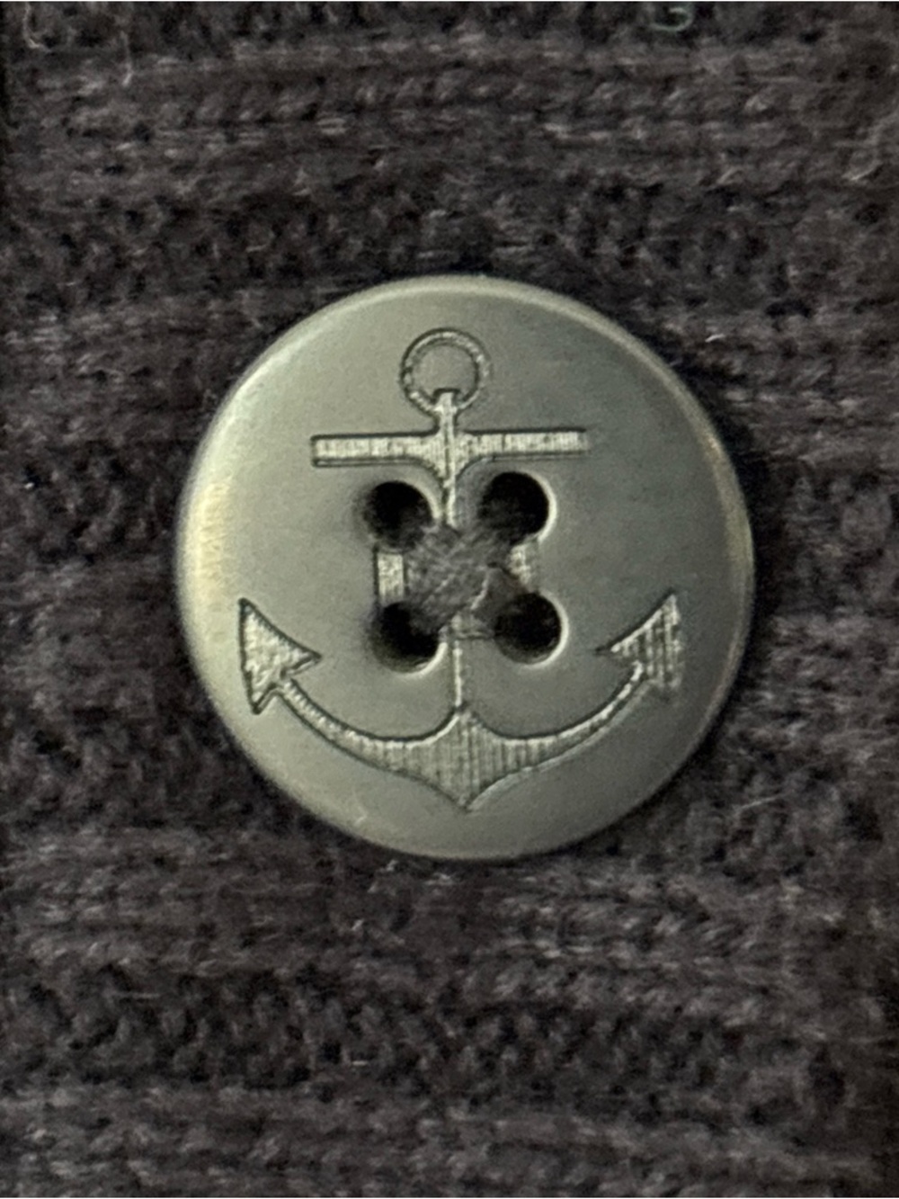 Lauren Ralph Lauren Anchor Blue Cardigan Buttons Sweater Woman’s Size 1X Navy - Picture 4 of 11
